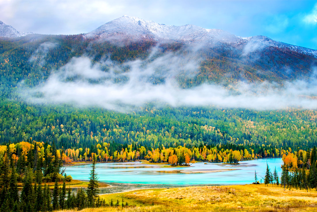 【新疆】秋色北疆-相約喀納斯.禾木村.喀納斯健走<font color="red">自由行</font>12日（天山勝利隧道）