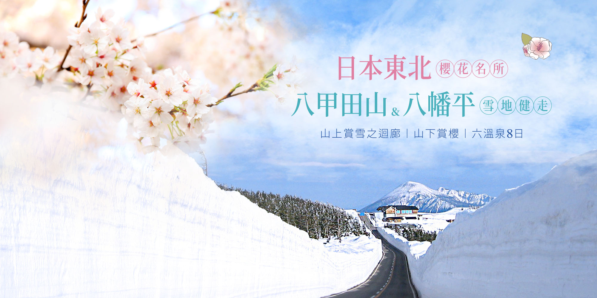 山上賞雪x山下賞櫻